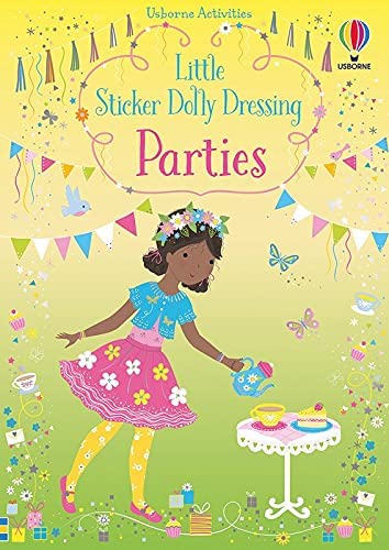 Usborne Little Sticker Dolly Dressing 5 books collection set for kids (Easter, Kittens, Parties, Pets, Princesses)