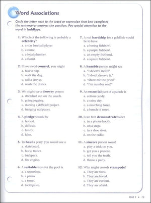 Vocabulary Workshop Enriched Orange Level Student Edition, Grade 4 | Vocabulary Workbook | Elementary English Language Arts