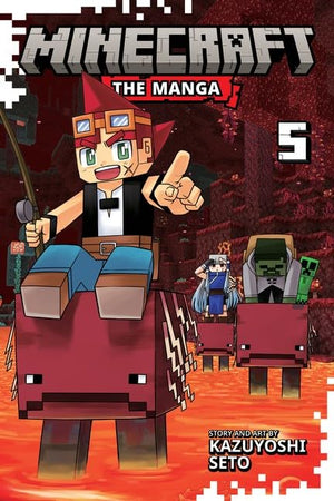 Minecraft: The Manga Series Vol. 1-Vol. 5, 5 Books Collection Set by Kazuyoshi Seto