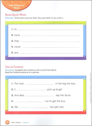 From Phonics to Reading Level B Student Edition, Grade 2 | Phonics & Reading Workbook | English Language Arts Learning Book