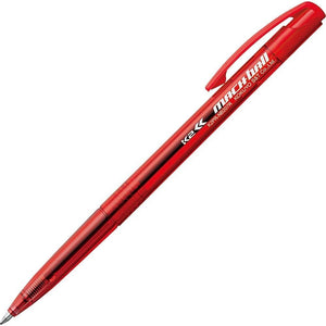KOKUYO smooth ballpoint pen (K2) Mach ball knock formula 10 pieces red K2PR-NB207RX10