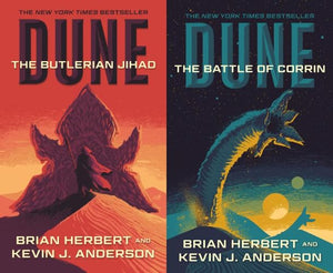Dune Universe 9 books collection set (The Butlerian Jihad, The Machine Crusade, The Battle of Corrin, Hunters of Dune, Sandworms of Dune, Paul of Dune, Sisterhood of Dune, Mentats of Dune, Navigators of Dune)
