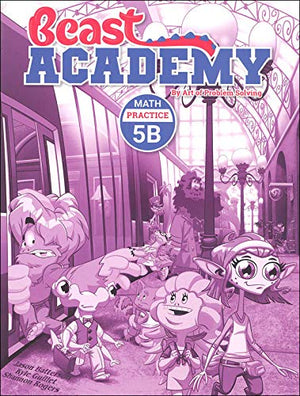 Art of Problem Solving: Beast Academy Grade 5 Complete Books Set (8 Books) - Math Guide 5A, 5B, 5C, 5D & Math Practice 5A, 5B, 5C, 5D