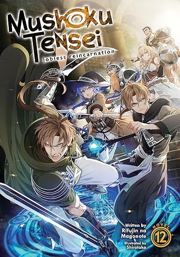 Mushoku Tensei Series. Collection Set of 6 Books, Jobless Reincarnation Light Novel Set Vol. 10-15 by Rifujin Na Magonote