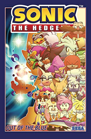 Sonic the Hedgehog Series 8 book set (vol 1-8: Fallout, The Fate of Dr. Eggman, Battle for Angel Island ,Infection,Crisis City,The Last Minute, All or Nothing,Out of the Blue)