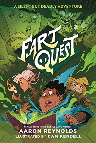 Fart Quest Series 4 Books Collection Set by Aaron Reynolds – Fart Quest, The Barf of the Bedazzler, The Dragon’s Dookie & The Troll’s Toe Cheese