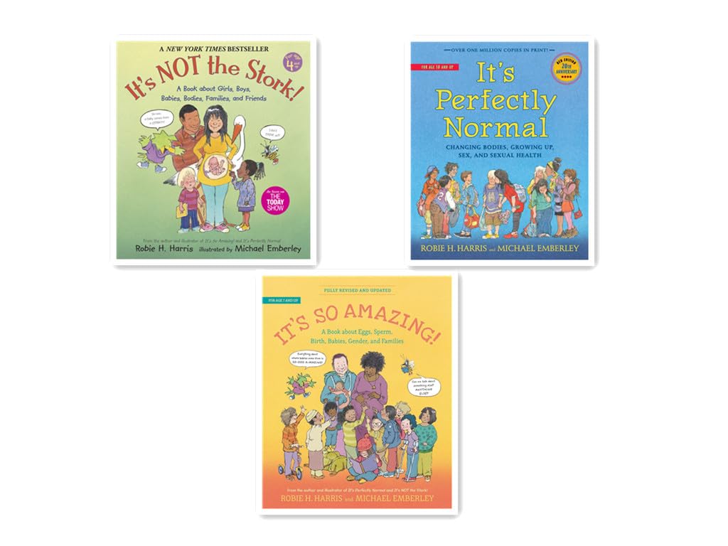 The Family Library Series 3 Books Set - It's Not the Stork!, It's So Amazing!, It's Perfectly Normal