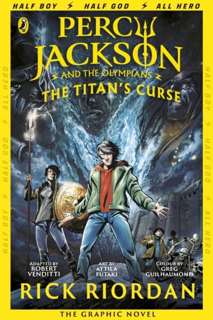 Percy Jackson Graphic Novels Books 1-5 Collection Set: The Lightning Thief, Sea of Monsters, Titan's Curse, Battle of the Labyrinth, The Last Olympian