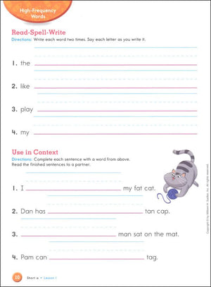 From Phonics to Reading Level A Student Edition, Grade 1 | Phonics & Reading Workbook | English Language Arts Learning Book