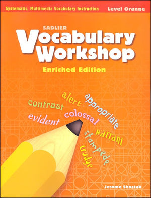 Vocabulary Workshop Enriched Orange Level Student Edition, Grade 4 | Vocabulary Workbook | Elementary English Language Arts