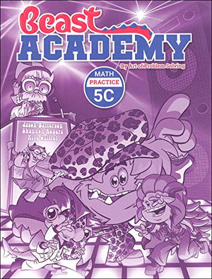 NEW - Art of Problem Solving: Beast Academy Grade 5 Practice Workbook Set (4 Books) - Practice 5A, 5B, 5C, 5D