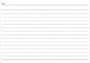 KOKUYO Campus Composition Notebook, 5 Pack, Half Size Junior Composition Book, B 6mm Dotted Rule, 30 Sheets, Blue, Educational and Learning Activities for Kids (NO-293BT)