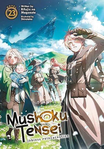 Mushoku Tensei Series. Collection Set of 6 Books, Jobless Reincarnation Light Novel Set Vol. 21-26 by Rifujin Na Magonote