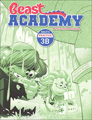 NEW Art of Problem Solving: Beast Academy Grade 3 Practice Workbook Set (4 Books): Practice 3A, 3B, 3C, 3D