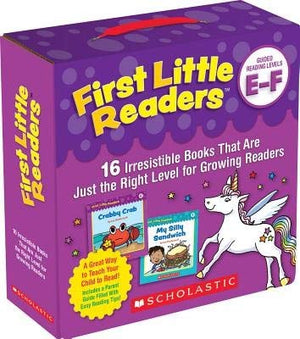 Scholastic First Little Readers 8 Parent Packs Complete Set - Guided Reading Level A, B, C, D, E&F, G&H, I&J, K&L