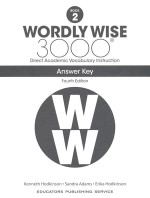 Wordly Wise 3000® 4th Edition Grade 2 SET -- Student Book and Answer Key (Direct Academic Vocabulary Instruction)