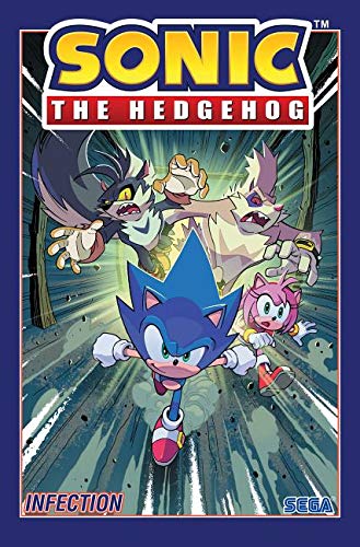 Sonic the Hedgehog Series 8 book set (vol 1-8: Fallout, The Fate of Dr. Eggman, Battle for Angel Island ,Infection,Crisis City,The Last Minute, All or Nothing,Out of the Blue)