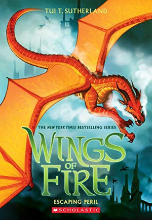 Wings of Fire Hardcover 4 book set (Moon Rising, Winter Turning, Escaping Peril, Talons of Power )