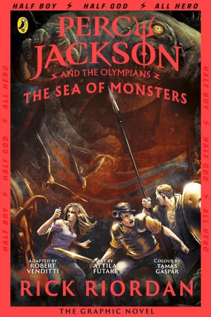 Percy Jackson Graphic Novels Books 1-5 Collection Set: The Lightning Thief, Sea of Monsters, Titan's Curse, Battle of the Labyrinth, The Last Olympian