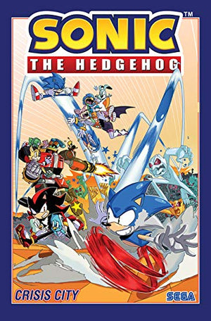 Sonic the Hedgehog Series 8 book set (vol 1-8: Fallout, The Fate of Dr. Eggman, Battle for Angel Island ,Infection,Crisis City,The Last Minute, All or Nothing,Out of the Blue)