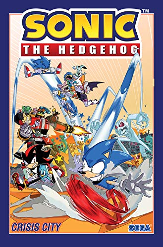 Sonic the Hedgehog Series 8 book set (vol 1-8: Fallout, The Fate of Dr. Eggman, Battle for Angel Island ,Infection,Crisis City,The Last Minute, All or Nothing,Out of the Blue)
