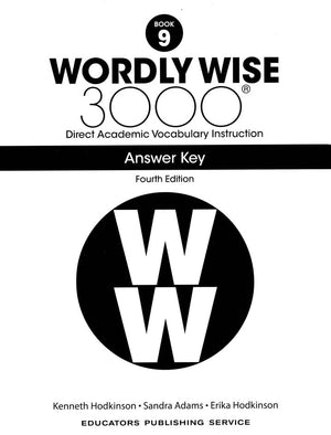 Wordly Wise 4th Edition Grade 9 SET -- Student Book, Test Booklet