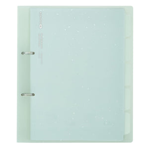 Kokuyo Me 2-Ring Loose Leaf Binder, B5, Up to 100 Sheets, Fragile Mint, Japan Import (KME-TRBPP358LG)