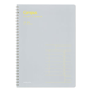 KOKUYO Study Planner Notebook, 10'' x 7'' To-Do Management B5 Soft Ring Notebooks, 41 To Do Plan Sheets, Gray Spiral Notebook, Time Management. Japan Import (SU-SY111TD-M)