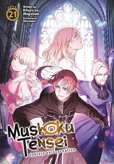 Mushoku Tensei Series. Collection Set of 6 Books, Jobless Reincarnation Light Novel Set Vol. 21-26 by Rifujin Na Magonote