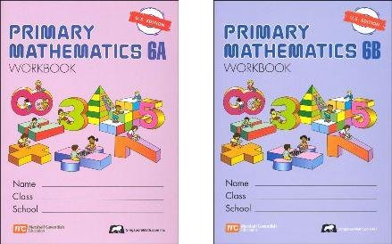 Primary Mathematics Grade 6 WORKBOOK SET--6A and 6B