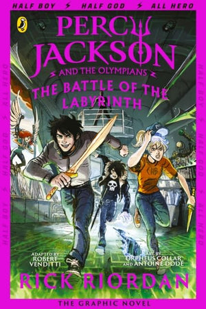 Percy Jackson Graphic Novels Books 1-5 Collection Set: The Lightning Thief, Sea of Monsters, Titan's Curse, Battle of the Labyrinth, The Last Olympian
