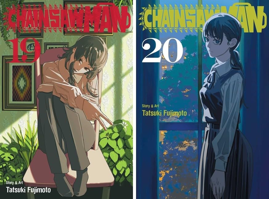 Chainsaw Man Manga Collection 21-Book Set (Volumes 1-21) by Tatsuki Fujimoto
