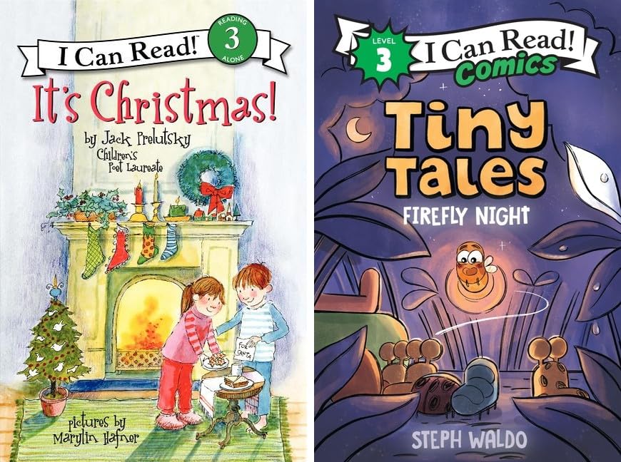 I Can Read Series Level 3: 10-Book Collection Set, It's Christmas!: A Christmas Holiday Book for Kids, Mr. Putter & Tabby Bake the Cake, The Night of the Living Bed & More