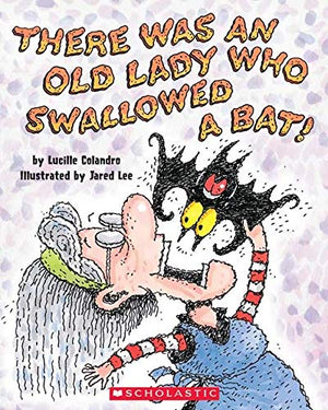 NEW COLLECTION! 'There Was an Old Lady Who Swallowed' Books Set (7 Board Books) - Swallowed a Birthday Cake, Bat, Bell, Some Snow, Fly, Chick, Cow