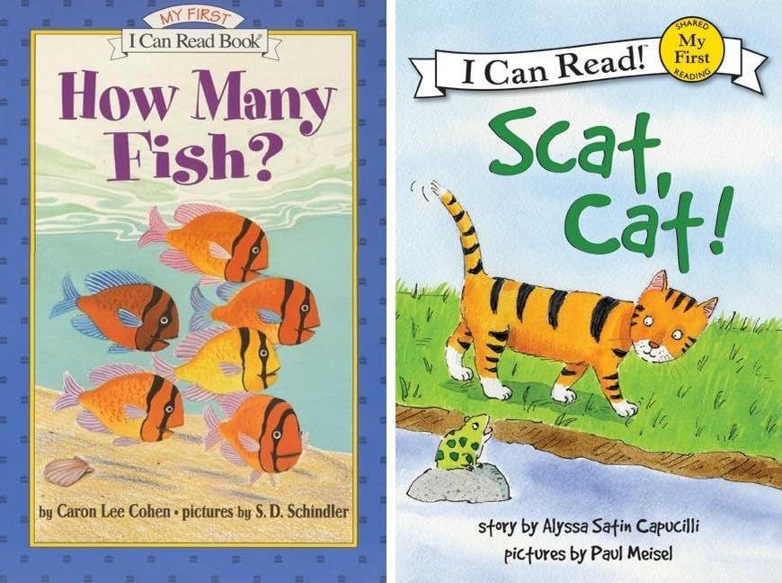 My First I Can Read 10 Books Set: The Best Seat in Kindergarten, Loose Tooth, Morris the Moose, Chicken Said Cluck, Oh Cats, I See You Saw, Beach Race, Rocky Road, How Many Fish, Scat Cat