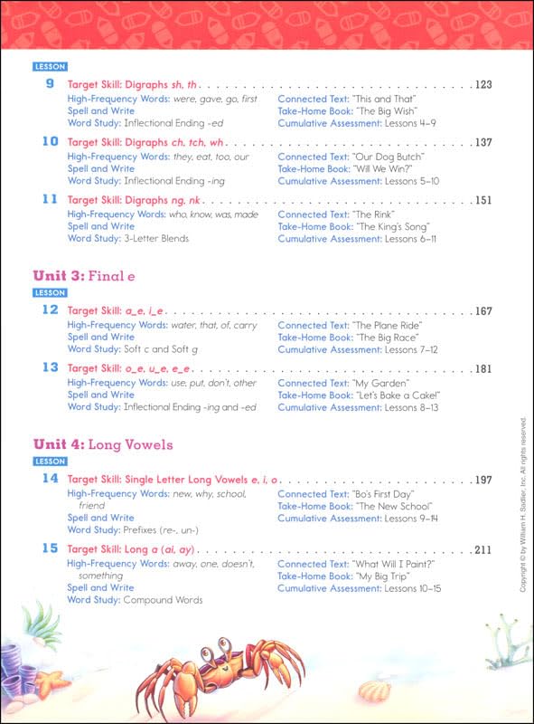 From Phonics to Reading Level A Student Edition, Grade 1 | Phonics & Reading Workbook | English Language Arts Learning Book