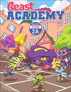 Art of Problem Solving: Beast Academy 2A Books Set (2 Books) - 2A Math Guide, 2A Math Practice