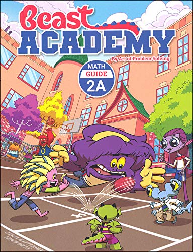 Art of Problem Solving: Beast Academy 2A Books Set (2 Books) - 2A Math Guide, 2A Math Practice