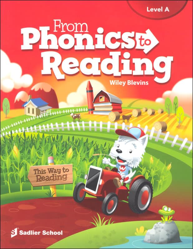 From Phonics to Reading Level A Student Edition, Grade 1 | Phonics & Reading Workbook | English Language Arts Learning Book