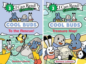 I Can Read Comics Series Level 3: 10-Book Collection Set, Cool Buds: To the Rescue!, Treasure Map!, Iris and Walter, Field Trip, The Fix-Its, Long Way Westward, Weather Poems & More