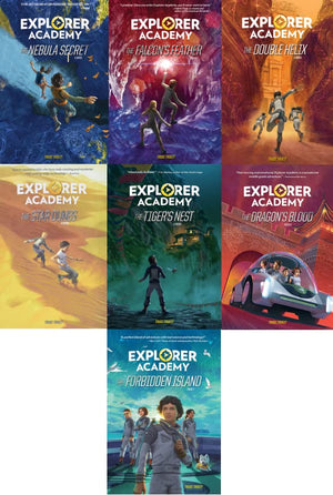 Explorer Academy Book Series 7-book Set by Trudi Trueit (vol. 1-5 paperback, vol. 6-7 hardcover)