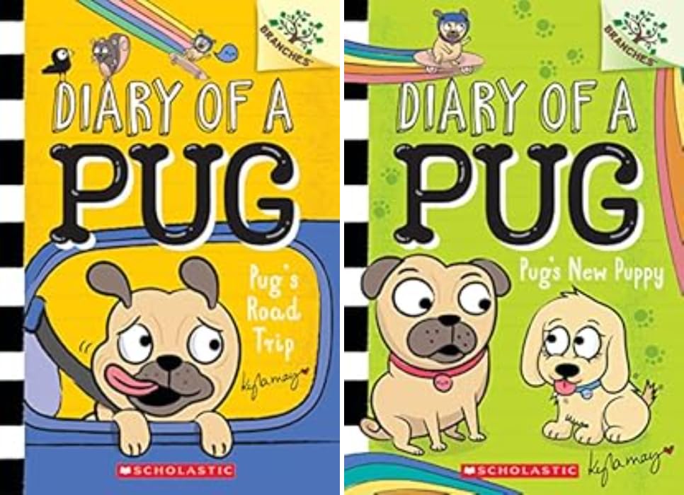 Diary of a Pug Series, 15 Books Collection Set by by Kyla May