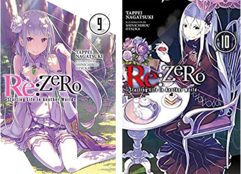 Re:ZERO -Starting Life in Another World- Vol. 1-10 Light Novel Set by Tappei Nagatsuki