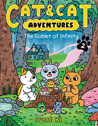 Cat & Cat Adventures Graphic Novel Series 6 Books Set by Susie Yi: Books 1–6