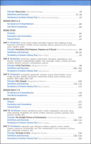 Vocabulary Workshop Enriched Level B Student Edition, Grade 7 | Vocabulary Workbook | English Language Arts
