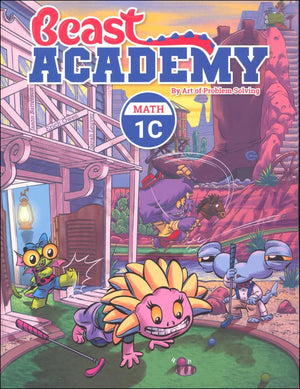 Beast Academy Grade 1 Math Guide and Practice (Combined Volume) Complete 4 Books Set - Math 1A, Math 1B, Math 1C, Math 1D