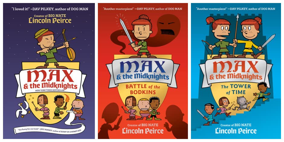 Max & The Midknights Series 3 Books Set