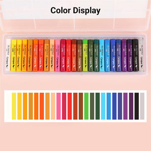 KOKUYO Soft Oil Pastels Set, 25 Colors Oil Pastels for Artists Beginners Adults Teachers - Vibrant Oil Pastel Crayons for Art Painting & Drawing, Blending, Layering, Shading