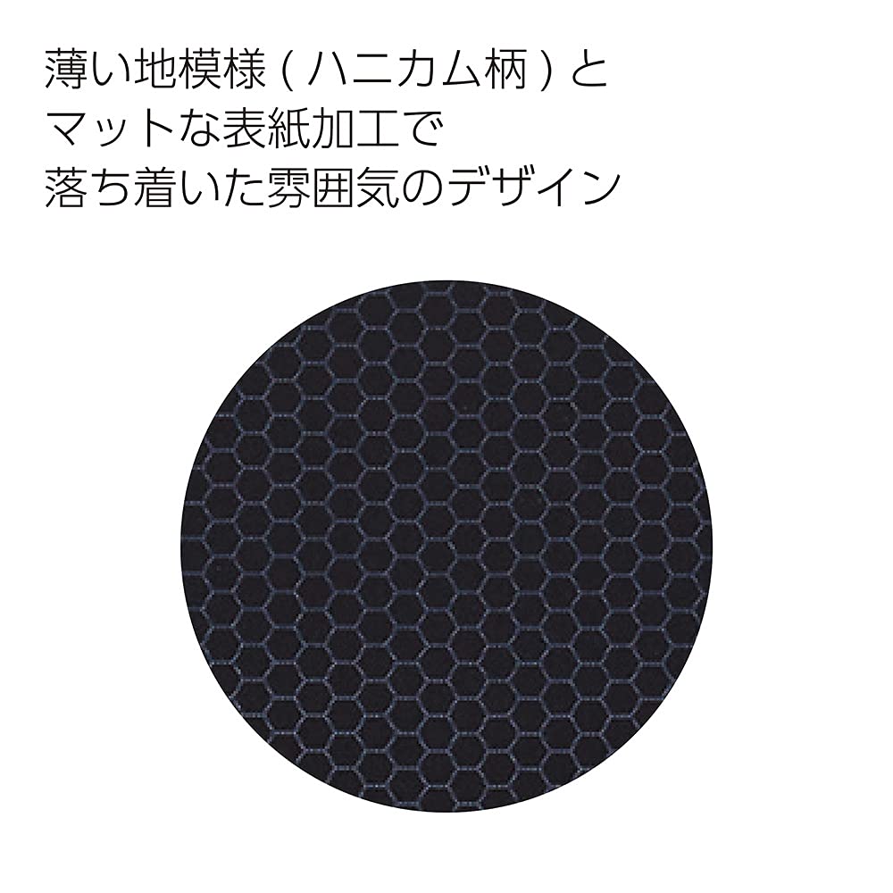 KOKUYO Campus Notebook, Business Type, Grid 5mm Ruled, Semi-B5, 40 Sheets, Black Cover, Japan Import (NO-4S5-D)