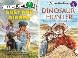 I Can Read Series Level 3 & 4: 10-Book Collection Set, The Josefina Story Quilt, Wagon Wheels, Dust for Dinner, Dinosaur Hunter, The Big Balloon Race, Clara and the Bookwagon & More
